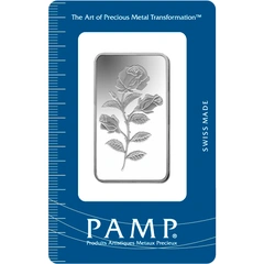 Lingote de Plata de 1 oz PAMP Rosa