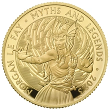 Moneda Mitos y Leyendas Morgana Proof de Oro de 1/4 oz 2024