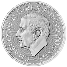 Moneda Britannia de Plata de 1 kg 2024