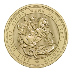Moneda de Oro de 1 oz de San Jorge y el Dragón 2026