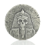 Moneda de Plata de 2 oz - Faraón Ramsés II 2017 'Post Mortem'