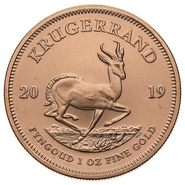 Moneda Krugerrand de 1 oz de Oro 2019