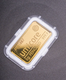 Lingote de Oro de 1 g Umicore