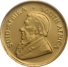 Moneda Krugerrand de 1/4 oz de Oro 1984