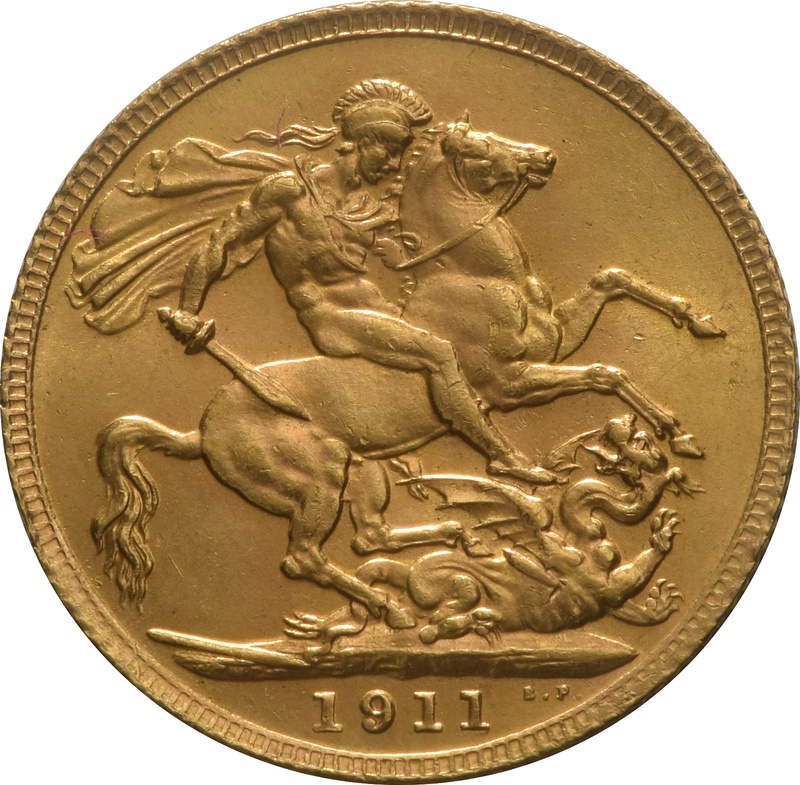 Soberano de Oro - Jorge V 1911 Londres