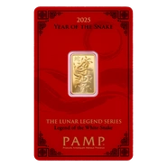 Lingote de Oro de 5 g PAMP Año de la Serpiente 2025