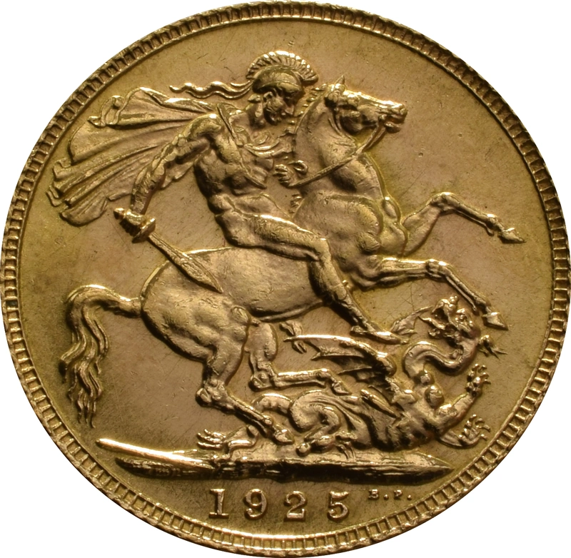 Moneda Soberano de Oro 1925 Jorge V (L)
