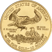 Moneda American Eagle de Oro de 1/4 oz 2018