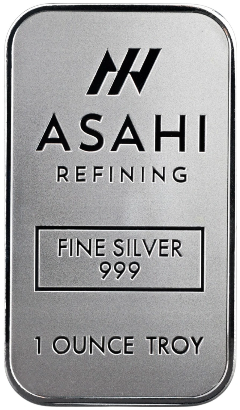 Lingote de Plata de 1 oz Asahi