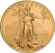 Moneda American Eagle de Oro de 1 oz 1999