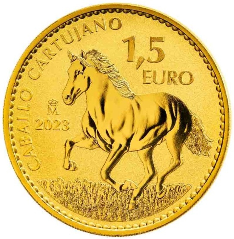 2023 Spanish Carthusian Horse 1oz Gold Coin