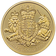 Moneda Escudo de Armas Real de Oro de 1 oz 2023