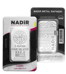 Lingote de Plata de 1 oz Nadir