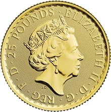 Moneda Britannia de Oro de 1/4 oz 2019