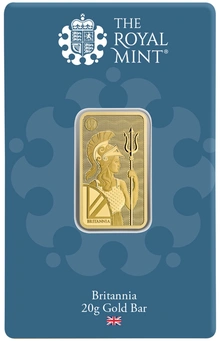 Lingote de Oro de 20 g Britannia