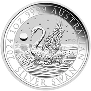 Moneda Cisne Australiano de Plata de 1 oz 2024