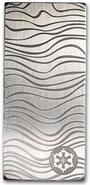 Moneda de Plata Rectangular de 10 oz - Guerra de las Galaxias™ Mandalorian Beskar