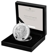 Moneda Mitos y Leyendas Morgana Proof de Plata de 1 oz 2023