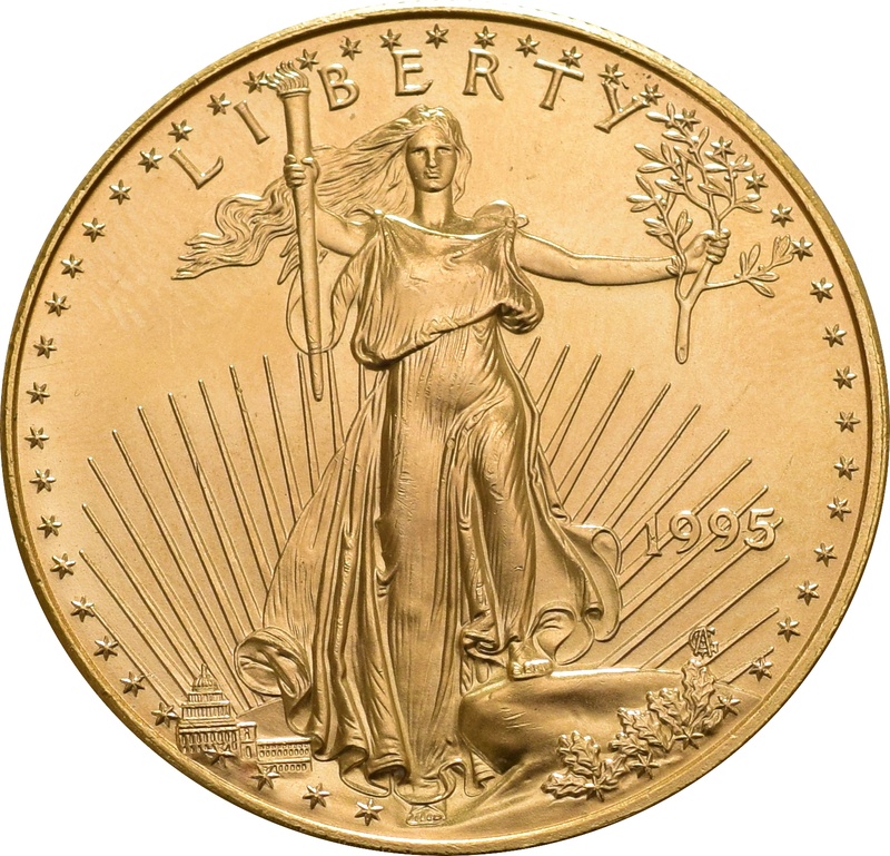 Águila Estadounidense de 1oz de Oro 1995