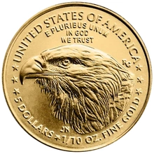 Moneda American Eagle de Oro de 1/10 oz 2026