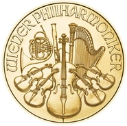 Moneda Filarmónica Viena de Oro de 1/2 oz 2023