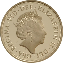 Moneda Soberano de Oro Proof 2015 en Caja Original