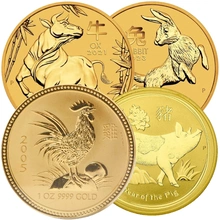Moneda Perth Mint Calendario Lunar de Oro de 1 oz Nuestra Elección