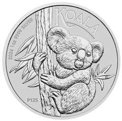 Moneda 1 oz Plata Koala Australiano 2024